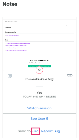 Note View with Jira Link.png