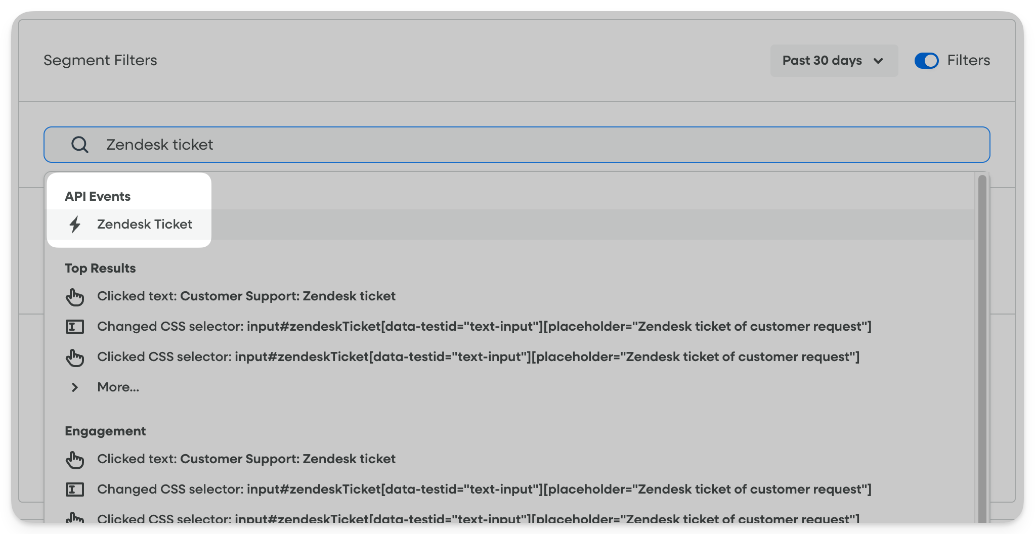 Server Events - API Events Search
