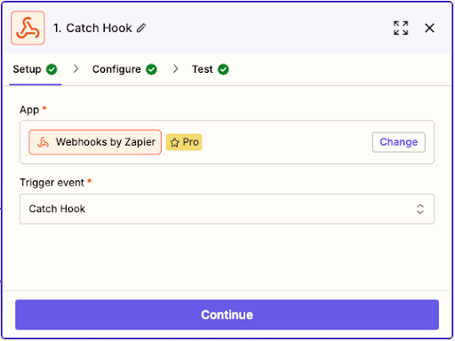 AI Session Summary via Zapier - Choose Event
