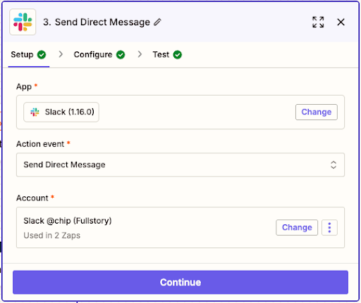 AI Session Summary via Zapier - Slack