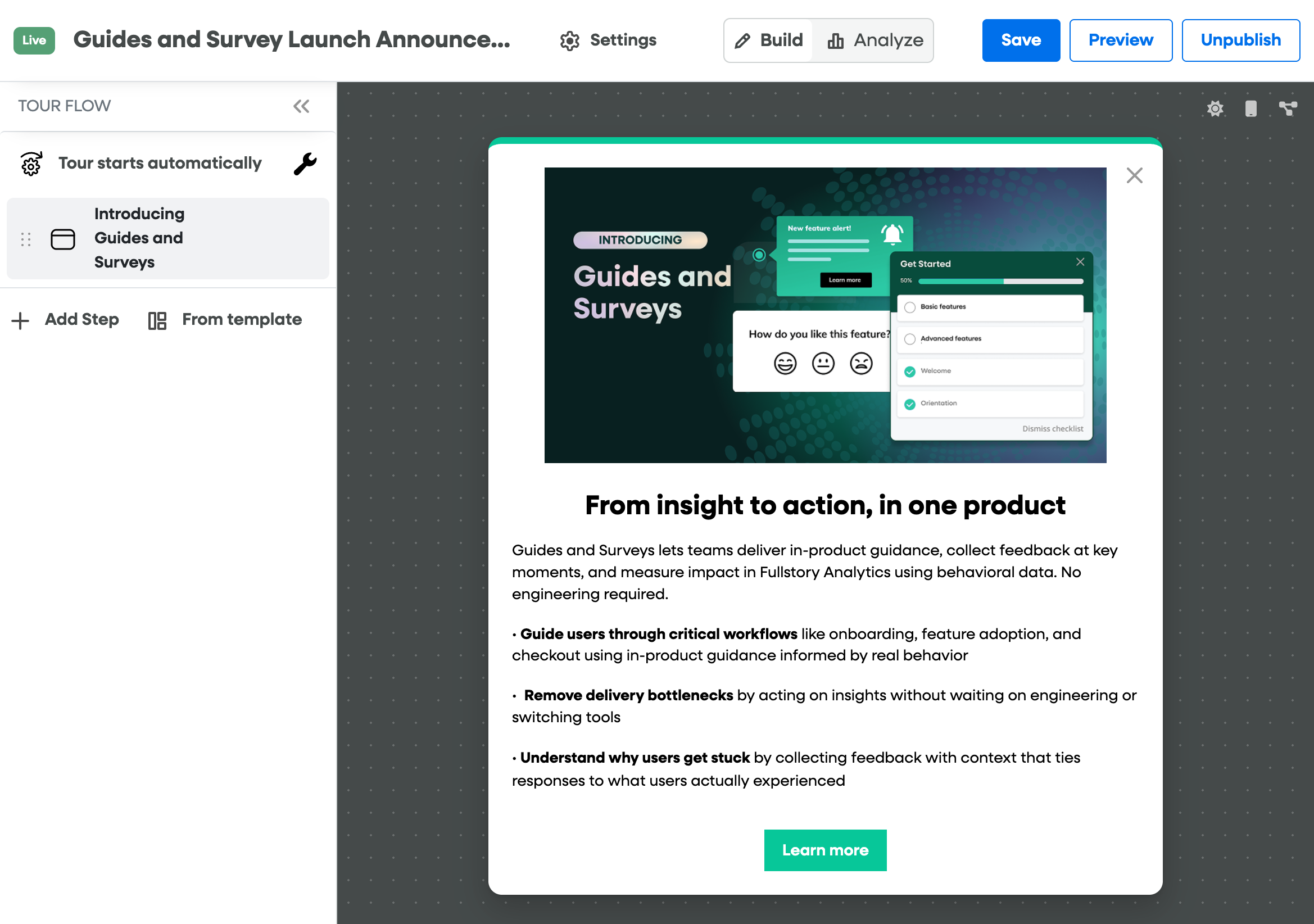 Guides and Surveys - Tours